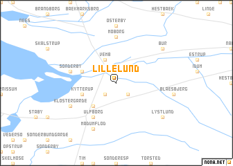 map of Lillelund