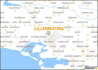 map of Lille Næstved