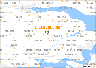 map of Lille Velling