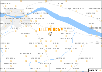 map of Lillevorde