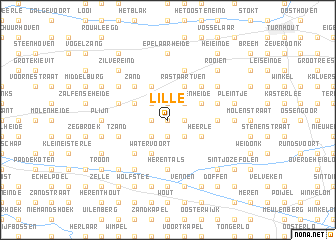 map of Lille