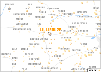map of Lillibouré