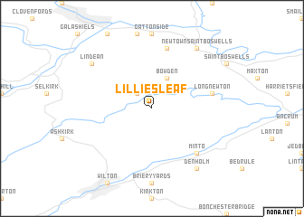 map of Lilliesleaf
