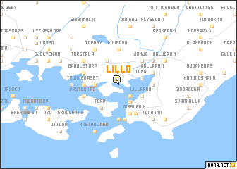 map of Lillö