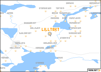 map of Lilltäkt