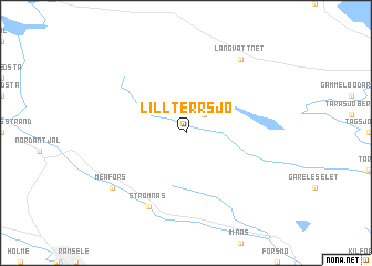 map of Lillterrsjö
