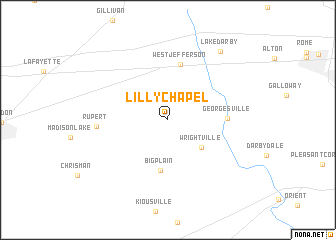 map of Lilly Chapel