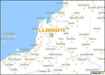 map of Liloan Norte