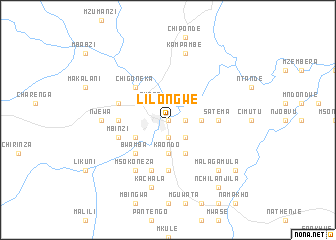 map of Lilongwe