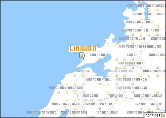 map of Limawan