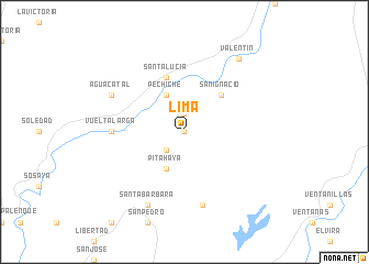 map of Lima