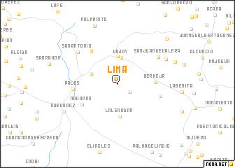 map of Lima