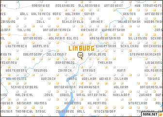 map of Limburg