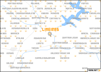 map of Limeiras