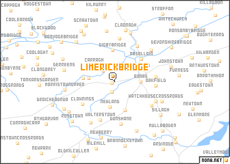 map of Limerick Bridge