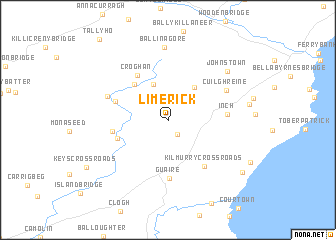map of Limerick