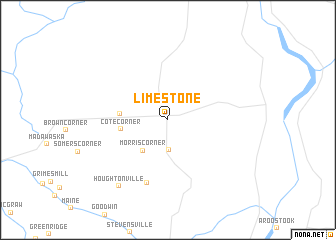 map of Limestone