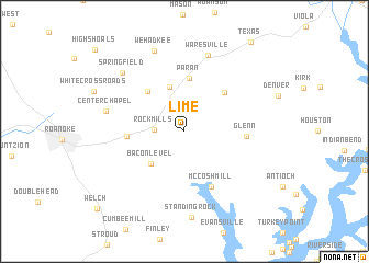 map of Lime