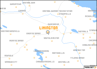 map of Limington