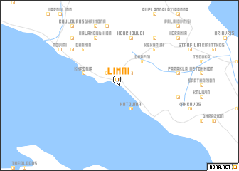 map of Límni