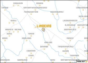 map of Limoeiro