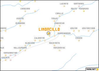 map of Limoncillo