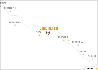 map of Limoncito