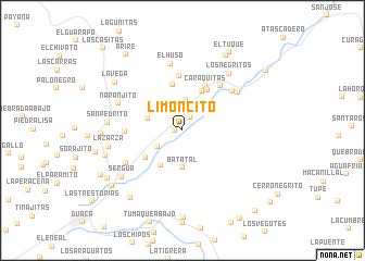 map of Limoncito