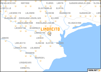 map of Limoncito