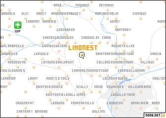 map of Limonest