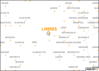 map of Limones