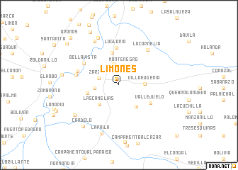 map of Limones