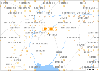 map of Limones