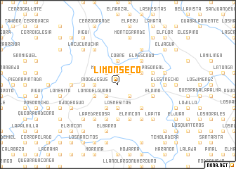 map of Limón Seco