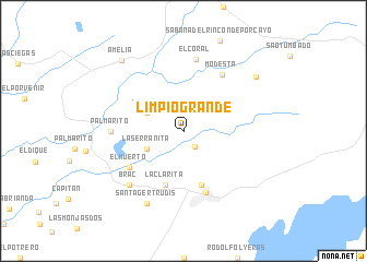 map of Limpio Grande