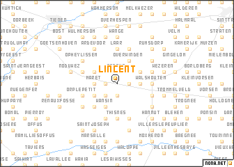 map of Lincent