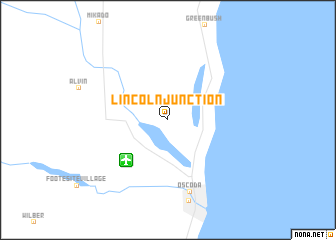 map of Lincoln Junction
