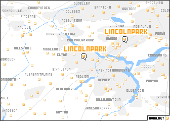 map of Lincoln Park