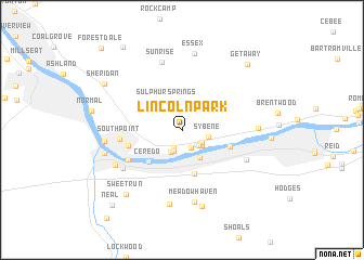 map of Lincoln Park