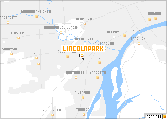 map of Lincoln Park