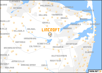 map of Lincroft