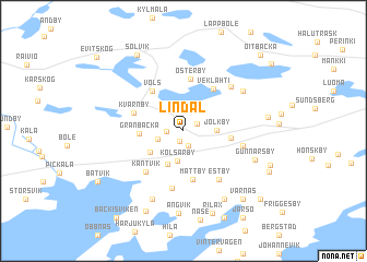 map of Lindal