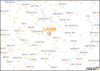 map of Lindar