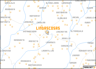 map of Lindas Cosas