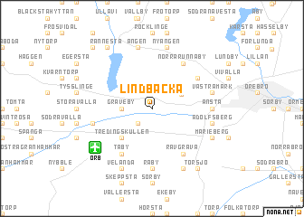 map of Lindbacka
