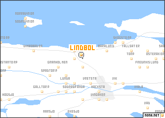 map of Lindbol