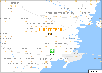 map of Lindeberga