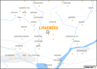 map of Lindeberg