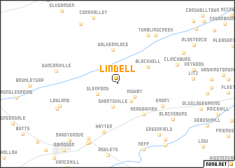 map of Lindell