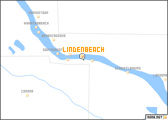 map of Linden Beach